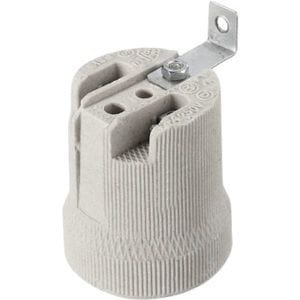 Socket de Porcelana E27 250V 4 Amp