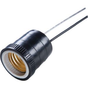 Socket Goma/Porcelana E27 125V 15 Amp.