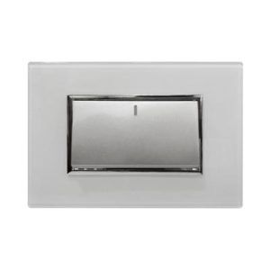 INTERRUPTOR SENCILLO ACRILICO BLANCO 1 WAY 10A 110V-250V