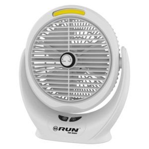 Ventilador 6" Recargable con Lámpara LED5W