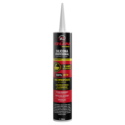 silicona profesional transparente 280 ml