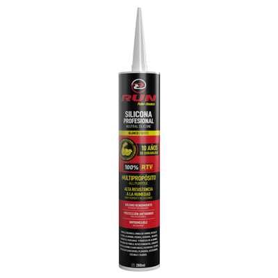 silicona profesional blanca 280 ml
