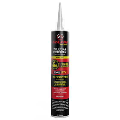 silicona profesional negra 280 ml