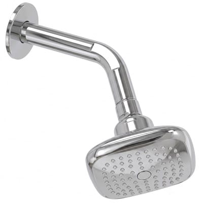 Regadera Cuadrada de 4" de ABS con Extensión
