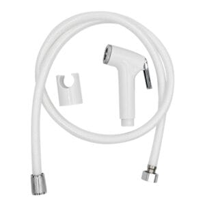 Set Ducha ABS Blanco Tipo Teléfono